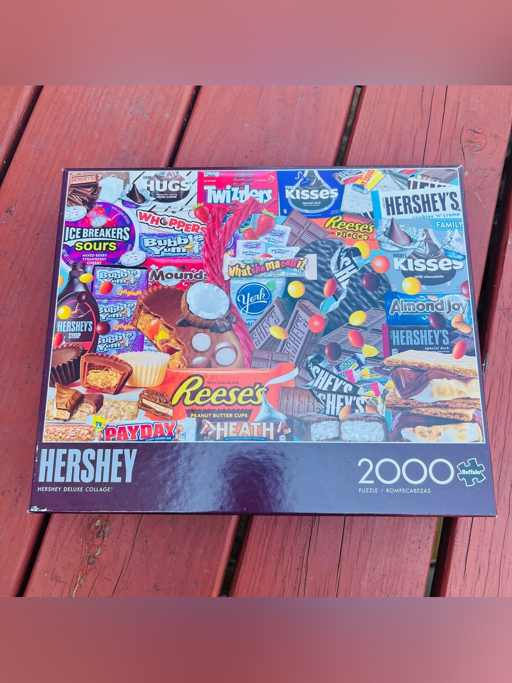 2000pc Hersey Chocolate Candy Collage Puzzle by Buffalo
